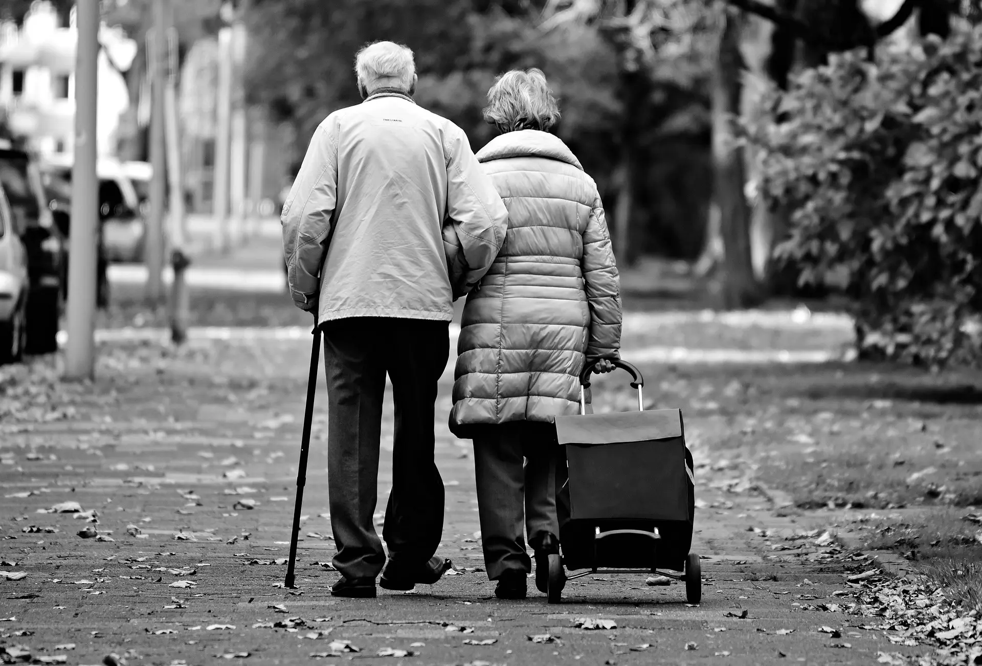 A caregiver spending time with a resident