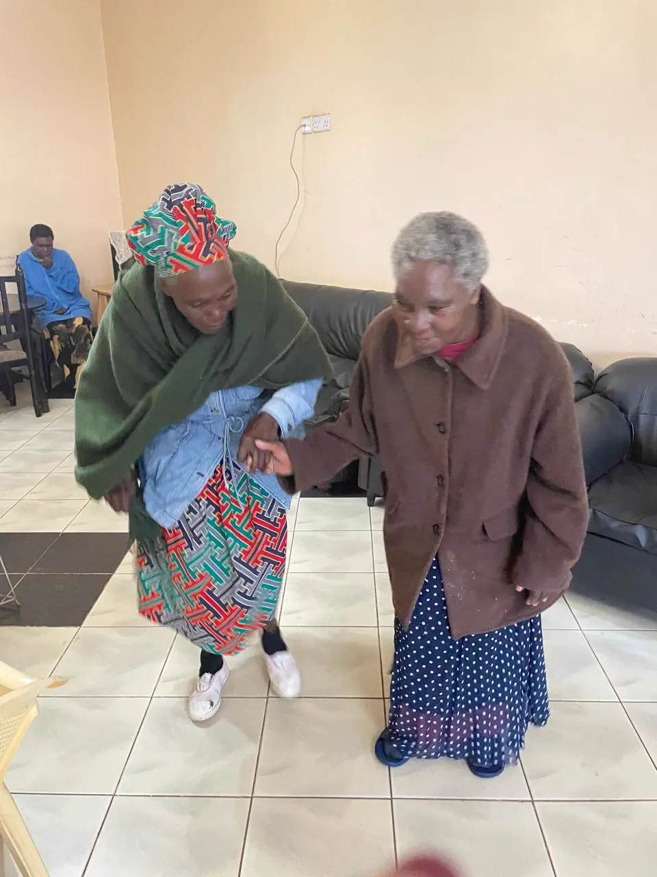 Residents enjoying a group activity